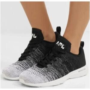 APL TechLoom Pro Women’s Shoes– Size 7.5 – NEW white/heather grey/black melange